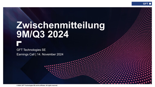Vorschaubild GFT Technologies Quartalsbericht 2024-q3