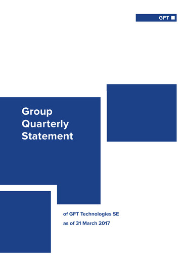 Thumbnail GFT Technologies Quarterly Report 2017-q1