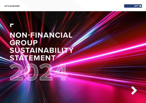 Vorschaubild GFT Technologies Nachhaltigkeitsbericht 2024