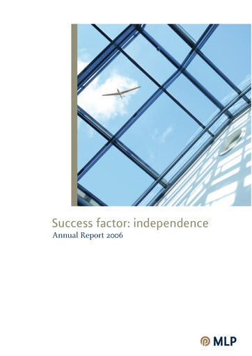 Thumbnail MLP SE Annual Report 2006