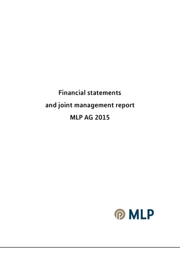 Thumbnail MLP SE Financial Statement 2015