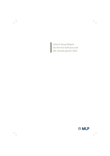 Thumbnail MLP SE Half-year Report 2012-h1