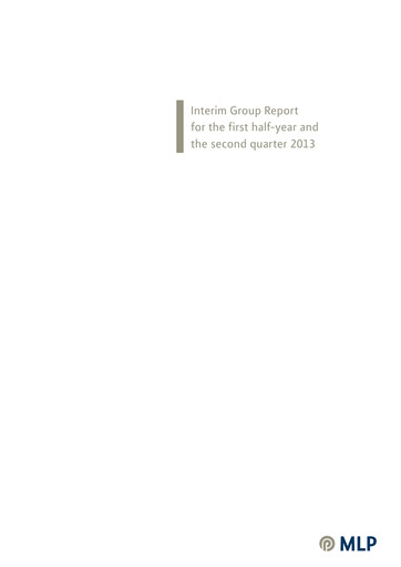 Thumbnail MLP SE Half-year Report 2013-h1