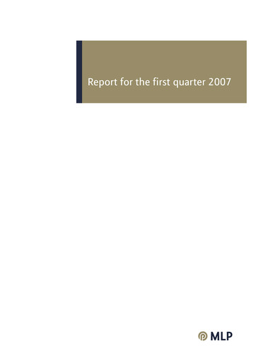 Thumbnail MLP SE Quarterly Report 2007-q1
