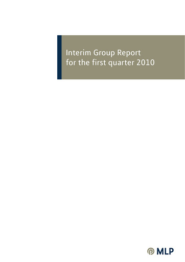 Thumbnail MLP SE Quarterly Report 2010-q1
