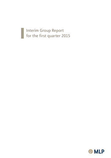 Thumbnail MLP SE Quarterly Report 2015-q1