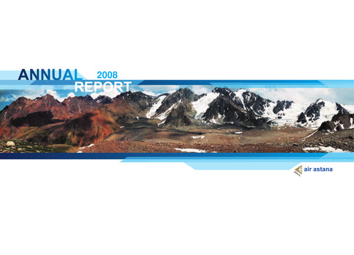 Thumbnail Air Astana Annual Report 2008