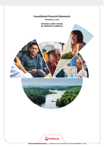 Thumbnail Veolia Financial Statement 2023