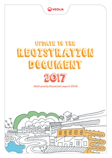 Miniature Veolia Rapport semestriel 2018