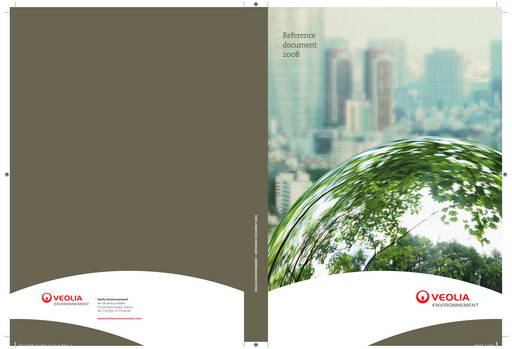 Thumbnail Veolia Universal Registration Document 2008