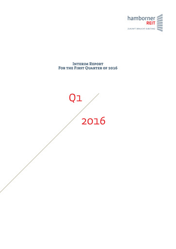 Thumbnail Hamborner REIT Quarterly Report 2016-q1