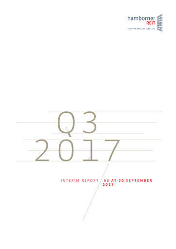 Thumbnail Hamborner REIT Quarterly Report 2017-q3