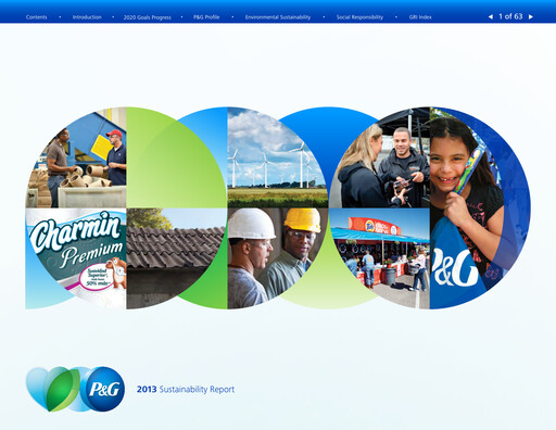 Thumbnail Procter & Gamble Sustainability Report 2013