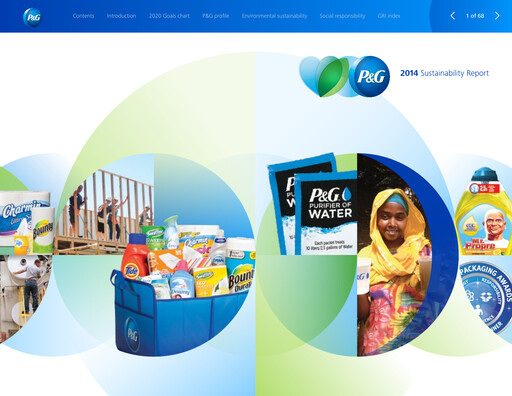 Thumbnail Procter & Gamble Sustainability Report 2014