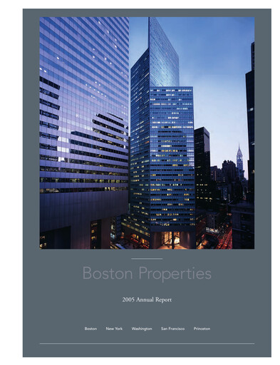 Thumbnail BXP, Inc.
 Annual Report 2005