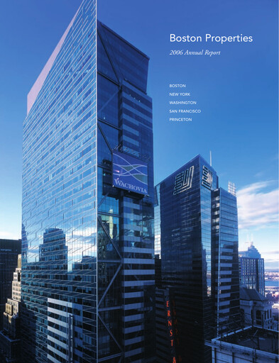 Thumbnail BXP, Inc.
 Annual Report 2006
