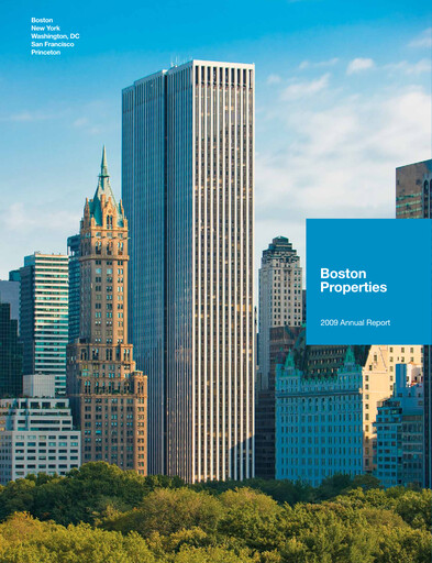 Thumbnail BXP, Inc.
 Annual Report 2009