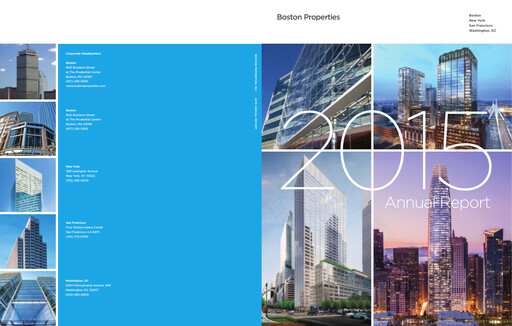 Thumbnail BXP, Inc.
 Annual Report 2015