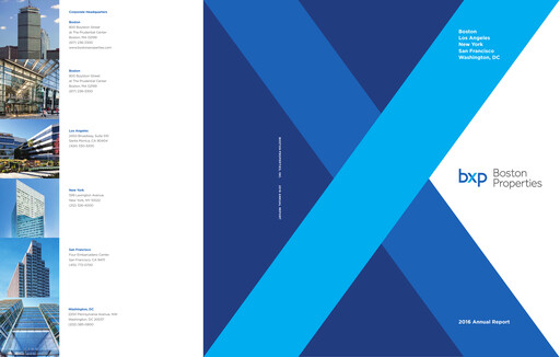 Thumbnail BXP, Inc.
 Annual Report 2016