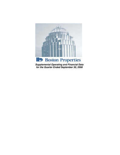 Thumbnail BXP, Inc.
 Quarterly Report 2008-q3