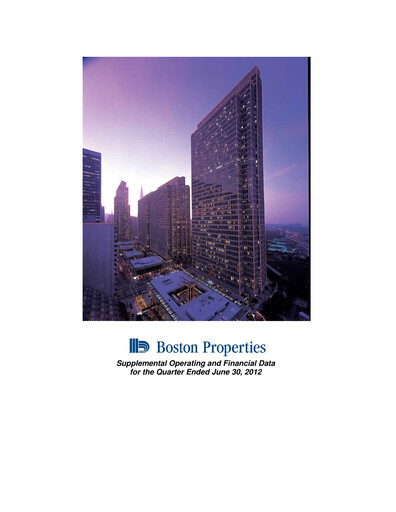 Thumbnail BXP, Inc.
 Quarterly Report 2012-q2