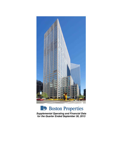 Thumbnail BXP, Inc.
 Quarterly Report 2013-q3