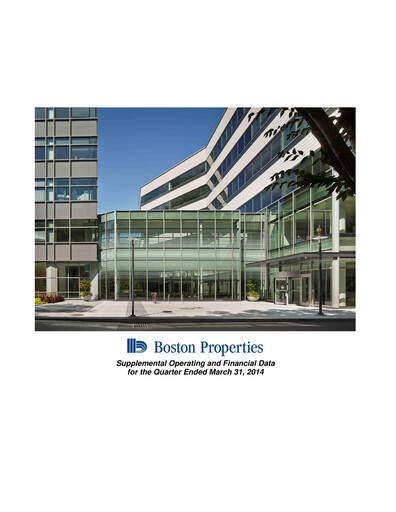 Thumbnail BXP, Inc.
 Quarterly Report 2014-q1