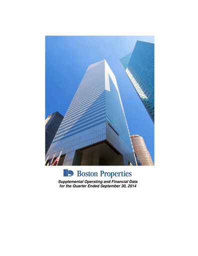 Thumbnail BXP, Inc.
 Quarterly Report 2014-q3