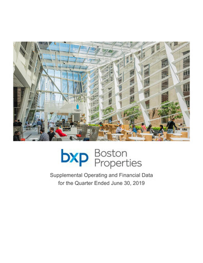 Thumbnail BXP, Inc.
 Quarterly Report 2019-q2