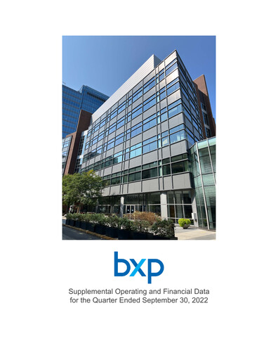 Thumbnail BXP, Inc.
 Quarterly Report 2022-q3