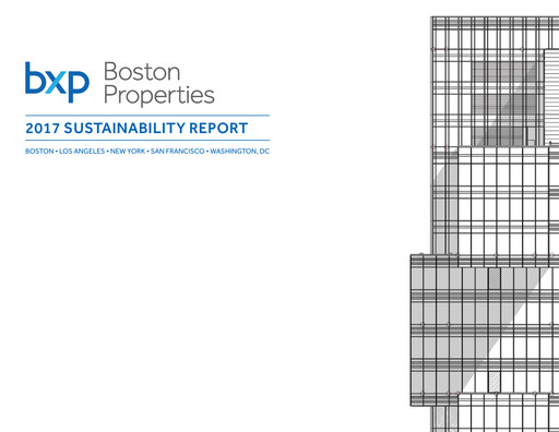 Thumbnail BXP, Inc.
 Sustainability Report 2017