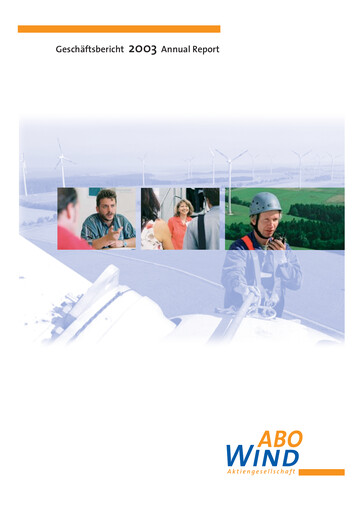 Thumbnail ABO Energy Annual Report 2003