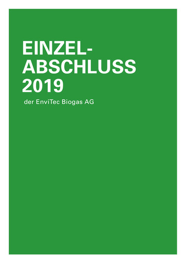 Thumbnail EnviTec Biogas Financial Statement 2019