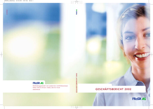 Thumbnail FRoSTA AG Annual Report 2002