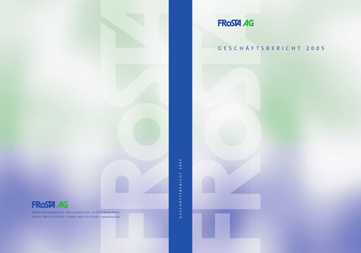 Thumbnail FRoSTA AG Annual Report 2005