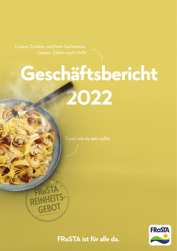 Thumbnail FRoSTA AG Annual Report 2022
