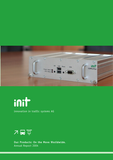 Thumbnail init innovation in traffic systems Annual Report 2004