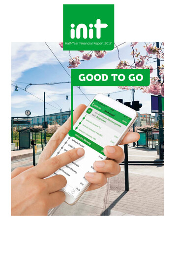 Thumbnail init innovation in traffic systems Half-year Report 2017-h1