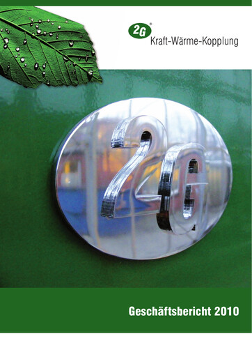 Thumbnail 2G Energy AG Annual Report 2010