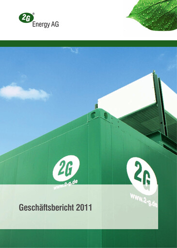 Thumbnail 2G Energy AG Annual Report 2011