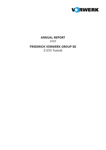 Thumbnail Friedrich Vorwerk Group Annual Report 2020