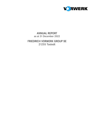 Thumbnail Friedrich Vorwerk Group Annual Report 2022