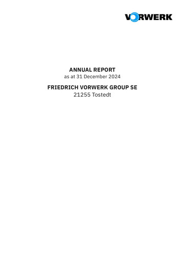 Thumbnail Friedrich Vorwerk Group Annual Report 2024