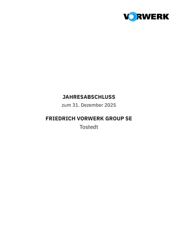 Thumbnail Friedrich Vorwerk Group Financial Statement 2025