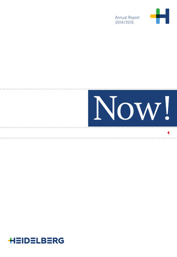 Thumbnail Heidelberger Druckmaschinen Annual Report 2014-2015