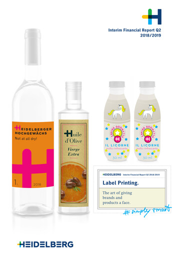 Thumbnail Heidelberger Druckmaschinen Half-year Report 2018-h1