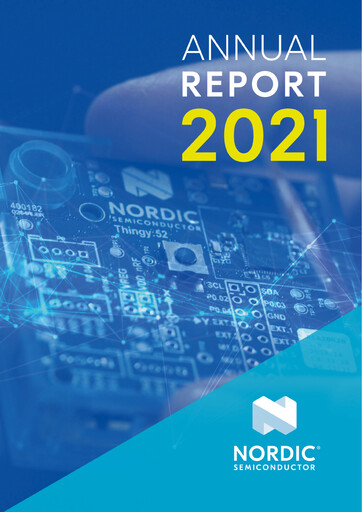 Thumbnail Nordic Semiconductor
 Annual Report 2021
