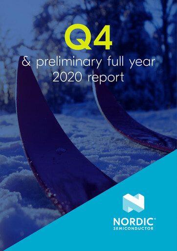 Miniature Nordic Semiconductor
 Rapport trimestriel 2020-q4