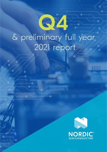 Miniature Nordic Semiconductor
 Rapport trimestriel 2021-q4