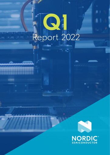 Miniature Nordic Semiconductor
 Rapport trimestriel 2022-q1